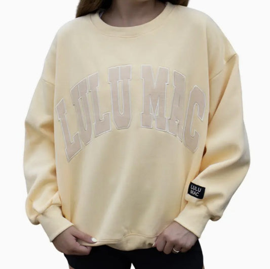 LuLu Mac Sweatshirt - Butter Yellow
