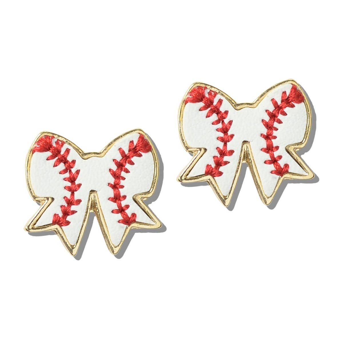 GAMEDAY SPORTS BOW STUD EARRINGS