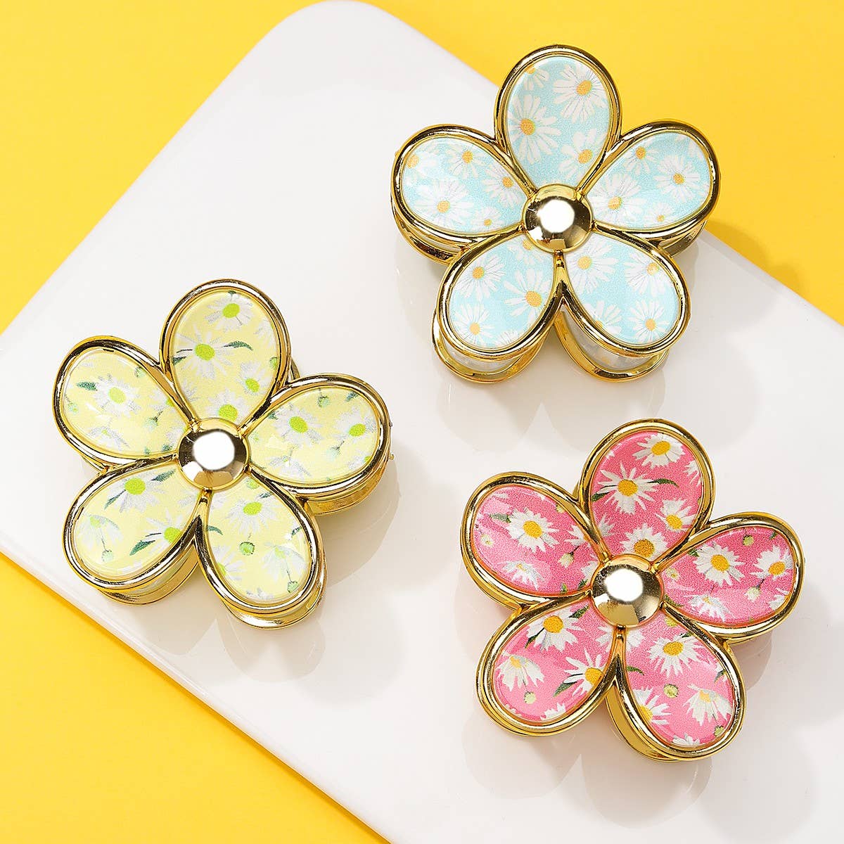 Floral Bloom Hair Claw Clips | 40H1058