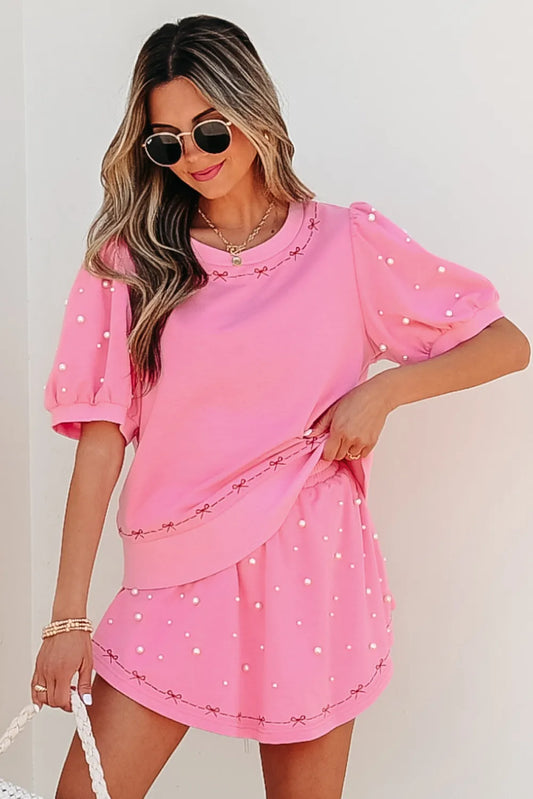 Pink Pearl Skort Set
