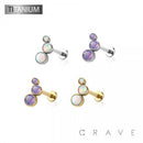IMPLANT GRADE TITANIUM THREADLESS (PUSH IN) ROUND SYNTHETIC