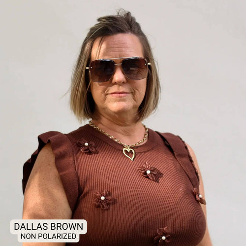 Dallas - Women's Modern Aviator Sunglasses