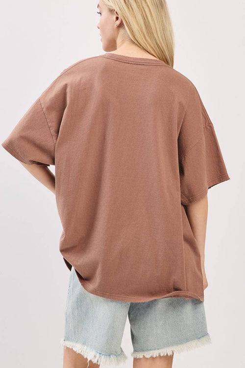 Rock N Roll Vintage Graphic Oversized Seamless Box Tee