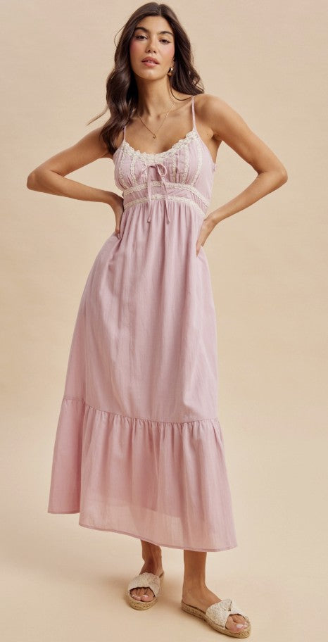 Lily Pink Maxi Dress