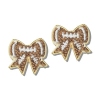 GAMEDAY SPORTS BOW STUD EARRINGS