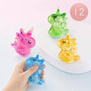 12PCS - Glitter Unicorn Squeeze Squishy Stress Relief Toy