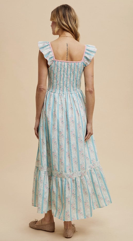 Brooklyn Vintage Floral Maxi Dress